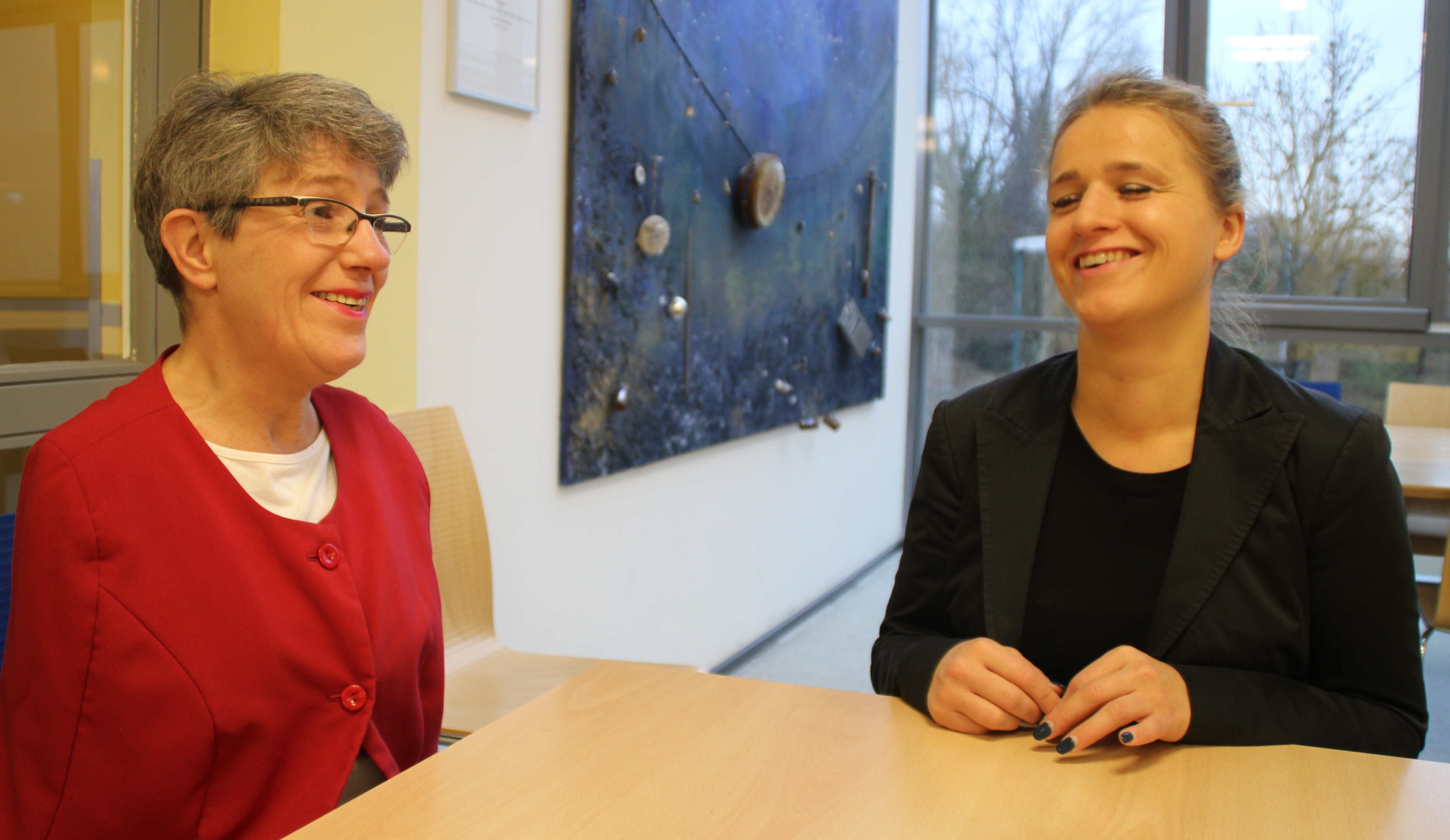 Theresia Degener und Verena Bentele