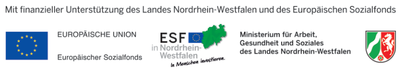Förderlogo ESF und MAGS NRW